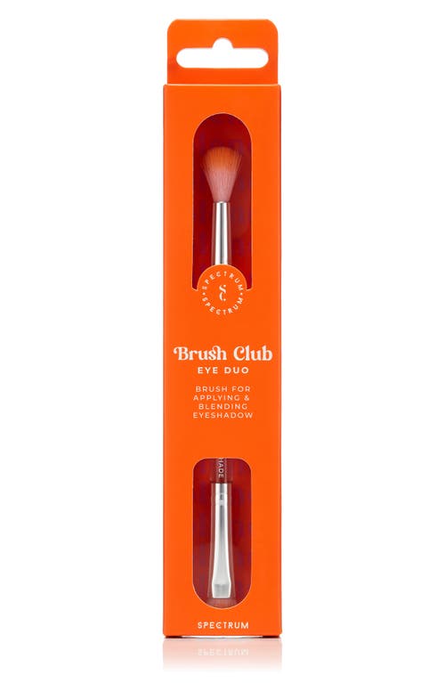 Spectrum Brush Club Eye Duo Brush In Orange