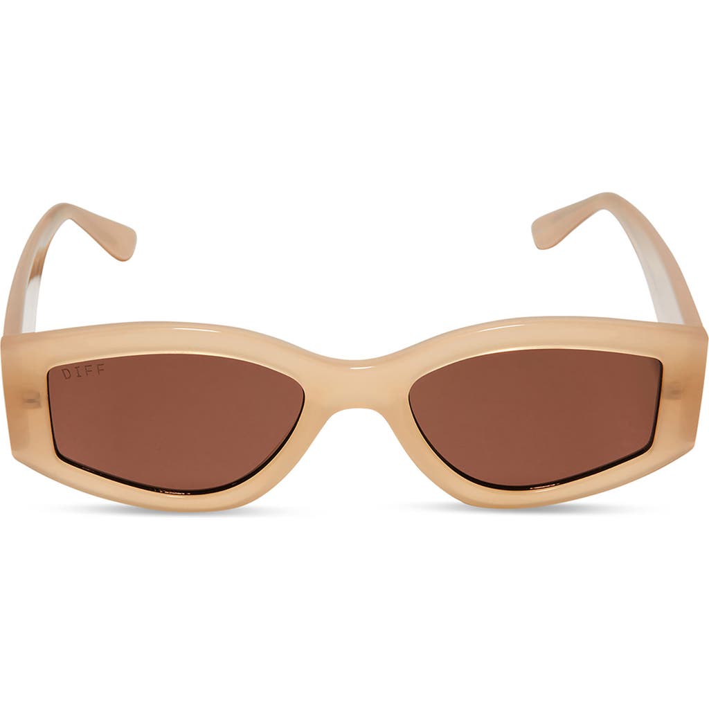 Diff 55mm Kai Slim Sunglasses In Neutral