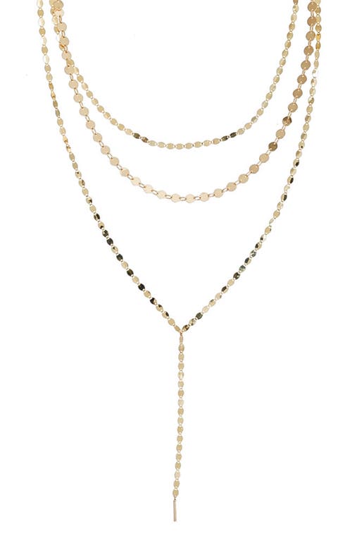 Lana Jewelry Elite Blake Remix Layered Y-Necklace in Gold 