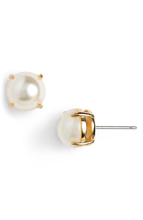 Lele Sadoughi Ashford Crystal Stud Earrings in Ivory Pearl at Nordstrom