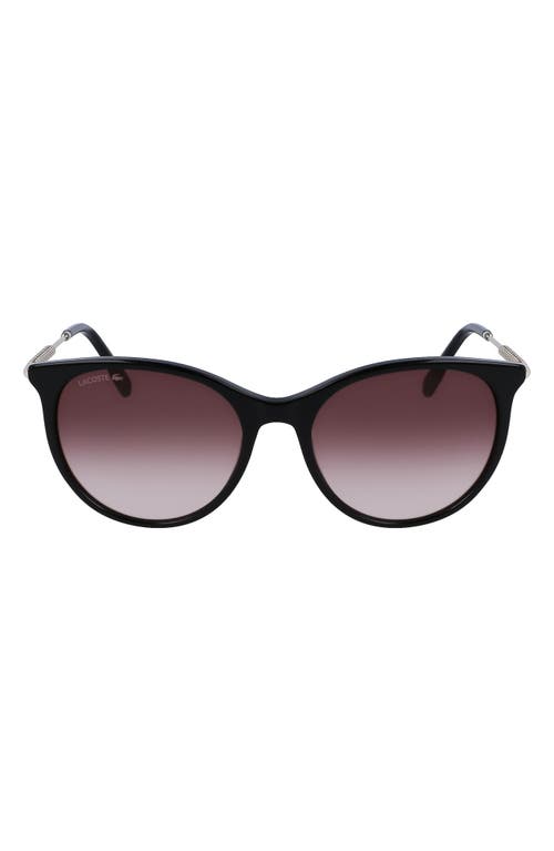 54mm Gradient Oval Sunglasses in Black