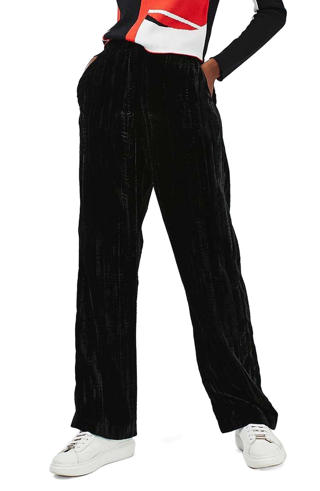 nordstrom velvet pants