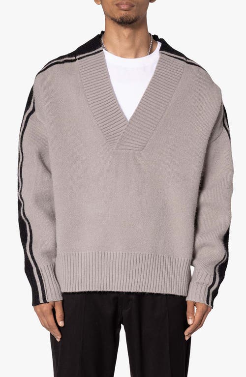 Mnml University Sweater In Black/grey