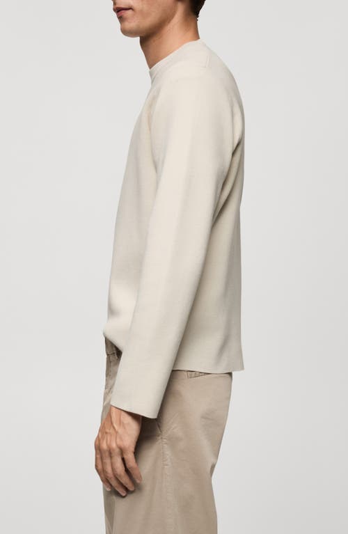 Mango Pull-over Maille Regular-fit In Ivory White