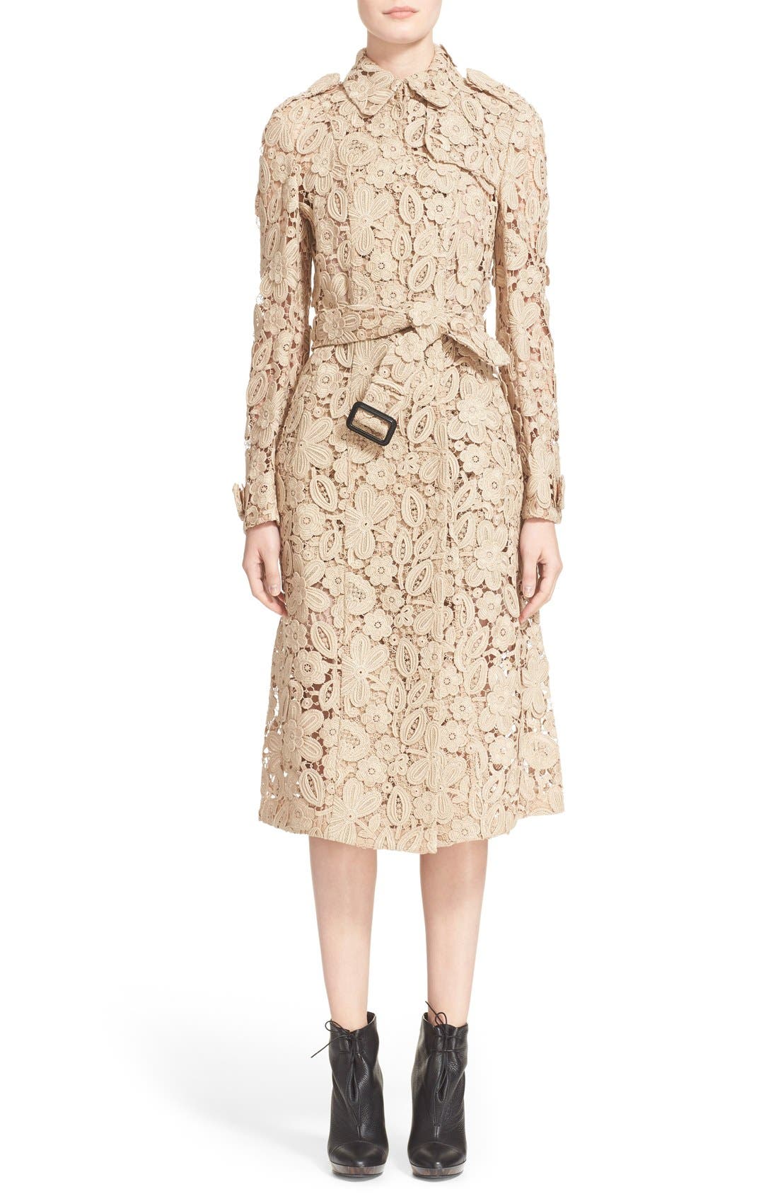 lace trench coat burberry