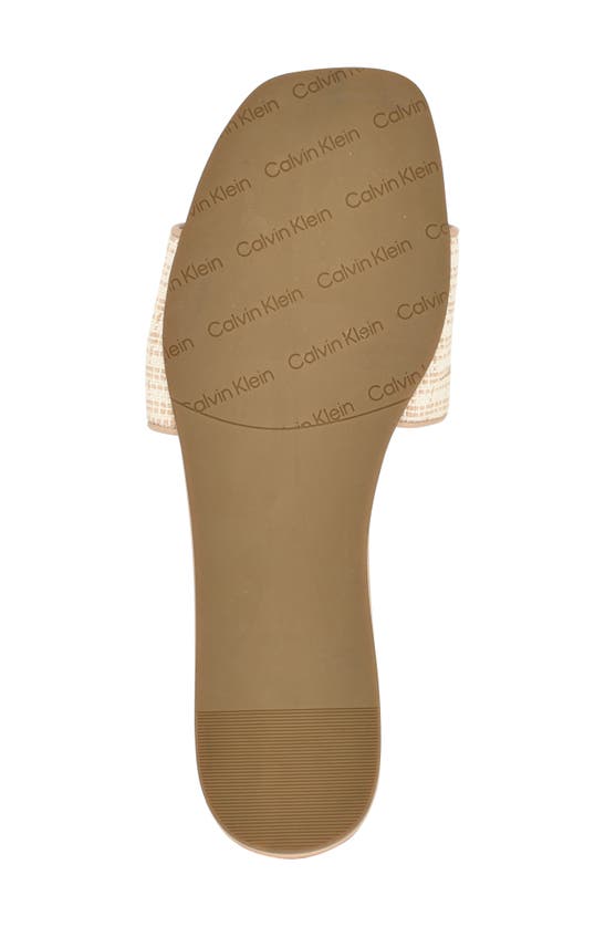 Calvin Klein Yides Slide Sandal In Light Natural01