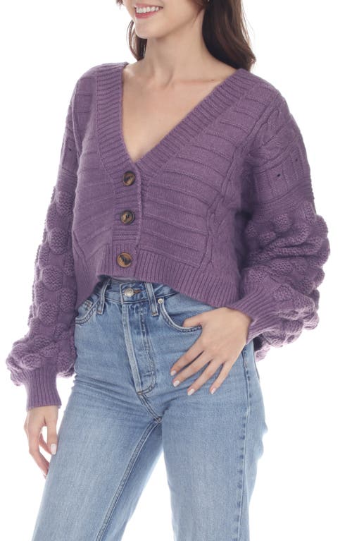RAIN AND ROSE RAIN AND ROSE BUTTON FRONT CARDIGAN 