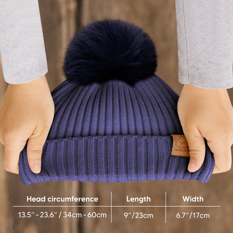 Shop Keababies 2-pack Pom Knitted Beanie In Blast