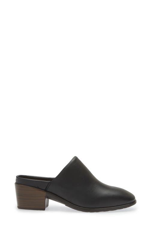 Naot Dedicate Mule In Jet Black Leather