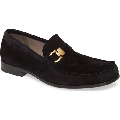 Salvatore Ferragamo Adam Bit Loafer, Black