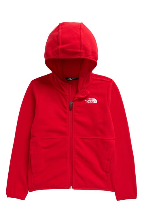 Shop The North Face Kids' Glacier Fleece Zip Hoodie In Tnf Red