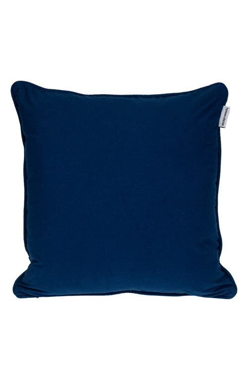 Parkland Collection Cameo Embroidered Throw Pillow In Blue