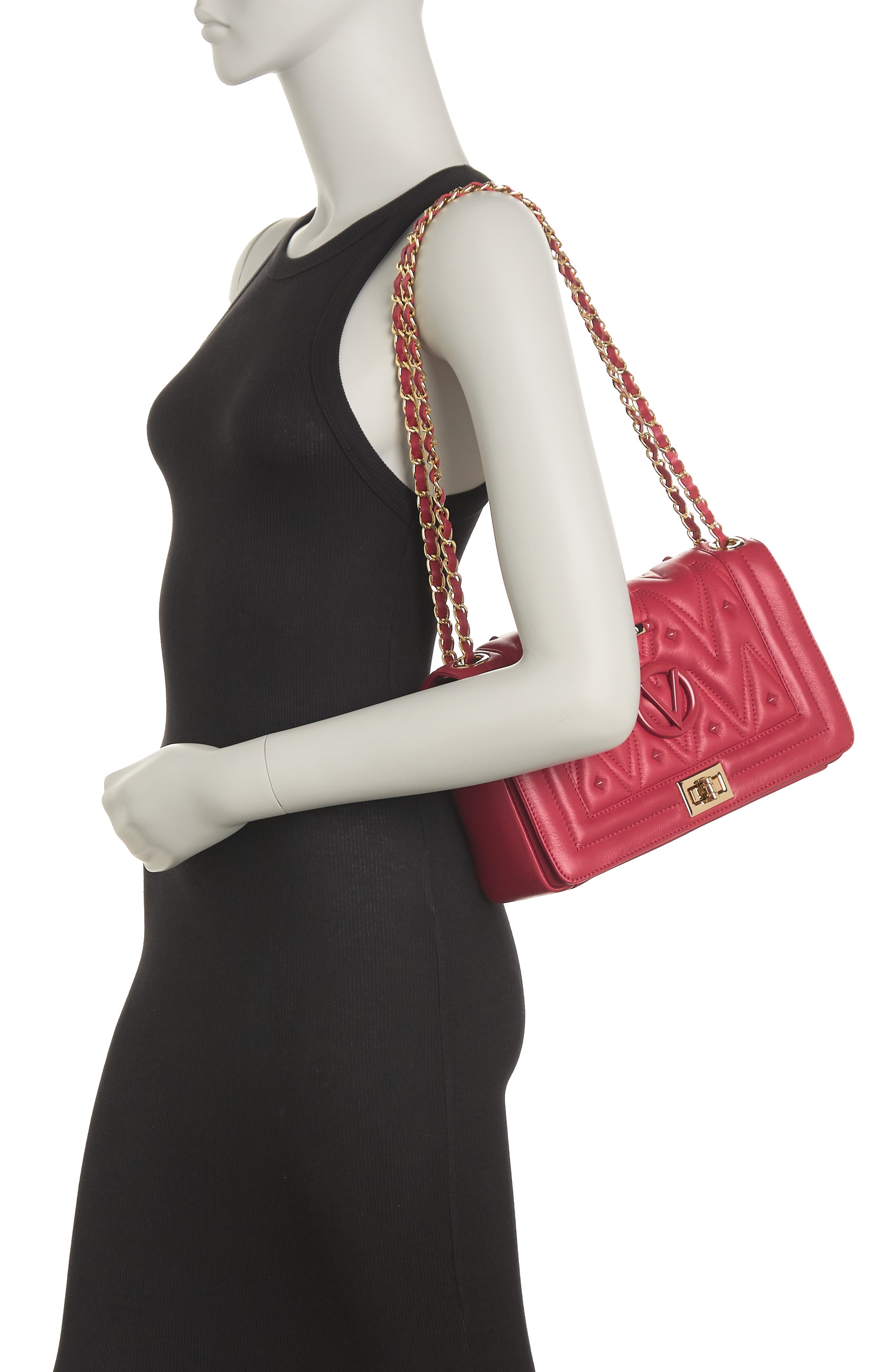 Valentino by Mario Valentino Aliced Chevron-Quilted Leather