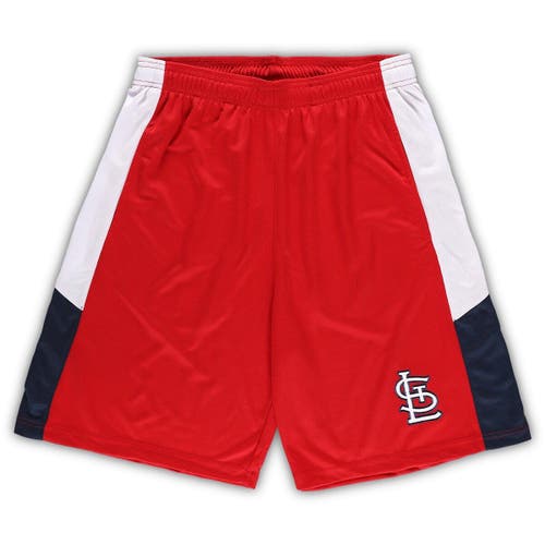 PROFILE Men's Red St. Louis Cardinals Big & Tall Team Shorts