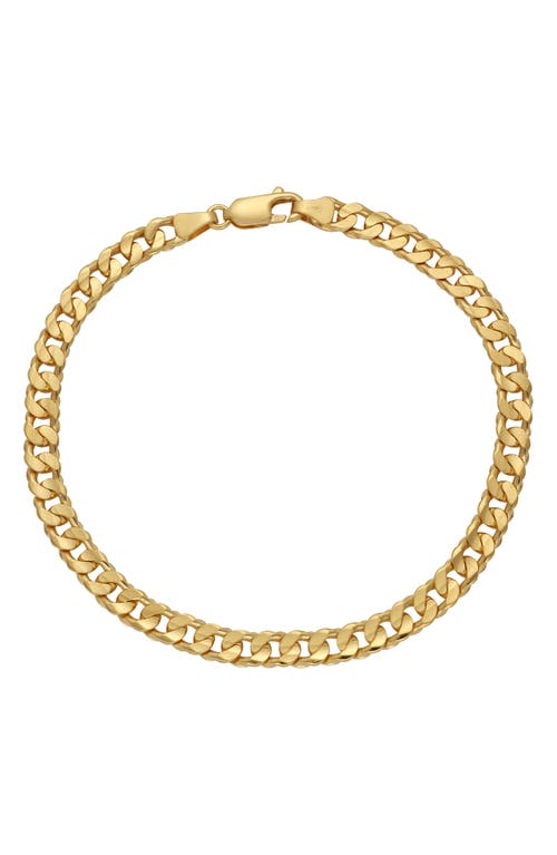 Bony Levy Men's 14k Gold Curb Chain Bracelet in 14K Yellow Gold at Nordstrom, Size 8