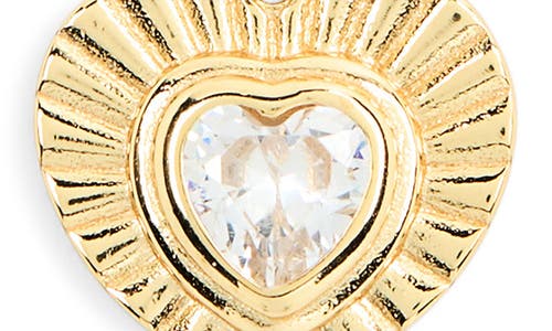 ARGENTO VIVO ARGENTO VIVO STERLING SILVER CUBIC ZIRCONIA HEART PENDANT NECKLACE 