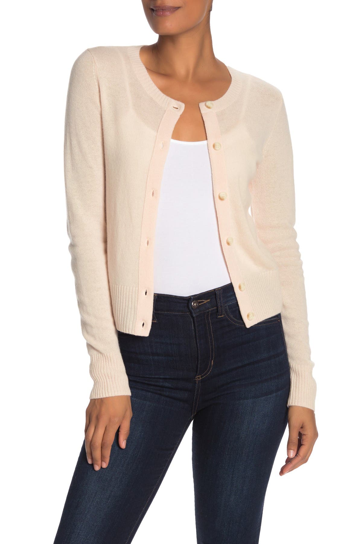 vince shrunken cashmere cardigan