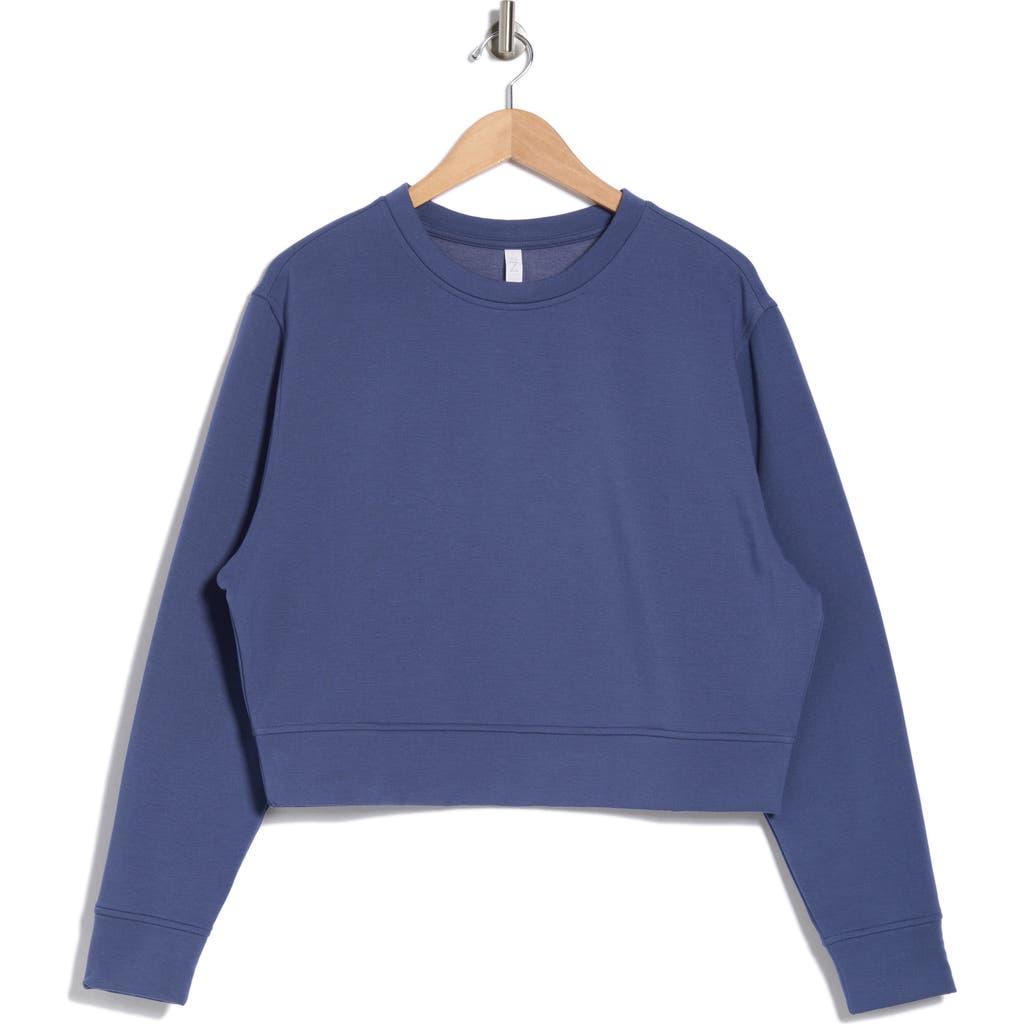 Z BY ZELLA Z BY ZELLA COZY SCUBA FLEECE CREWNECK SWEATSHIRT