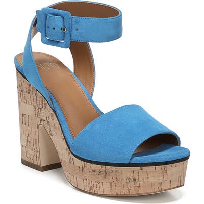 Sarto By Franco Sarto Franny Platform Sandal, Blue