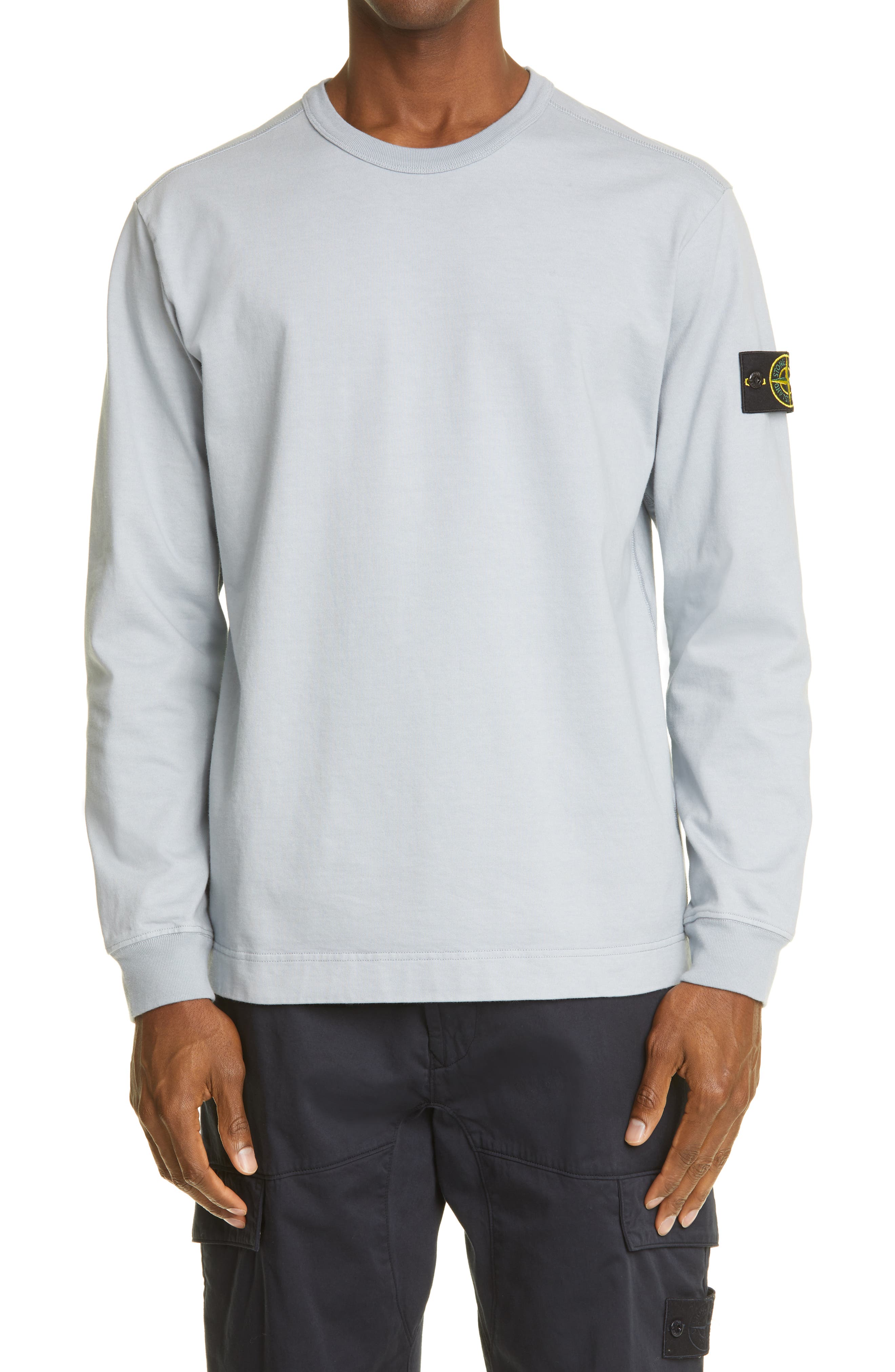 Stone Island Black Lightweight Long Sleeve T-Shirt