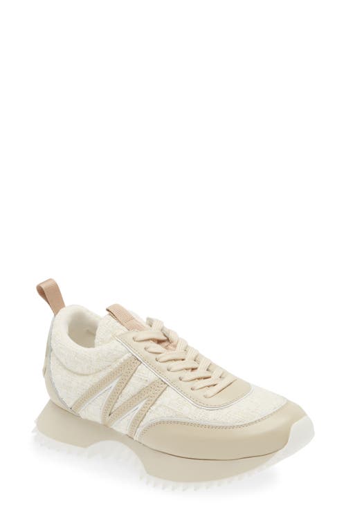 Moncler Pacey Sneaker Boucle White at Nordstrom,