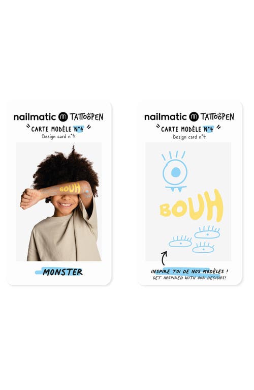 Nailmatic Tattoopen Monster Temporary Tattoo Felt Pen Kit In No Color