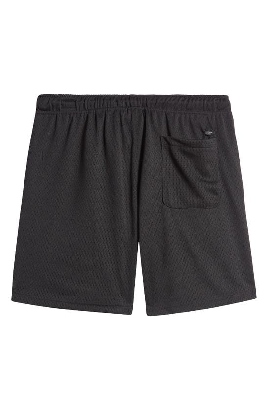 Shop Pacsun Aaron Drawstring Mesh Shorts In Black