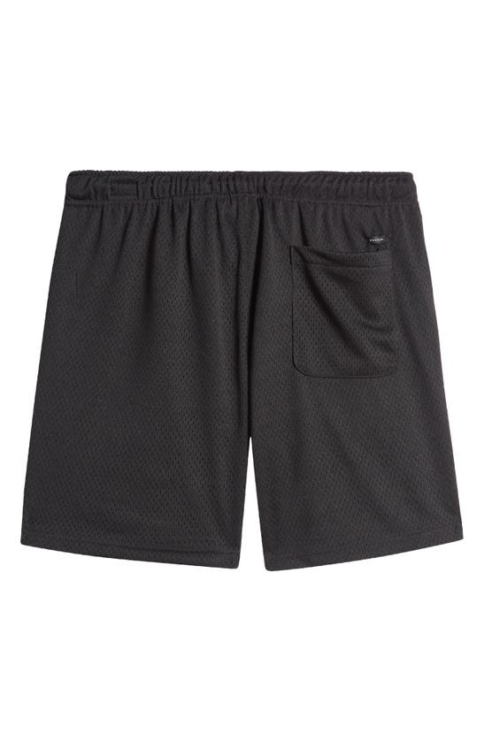 Pacsun Aaron Drawstring Mesh Shorts In Black