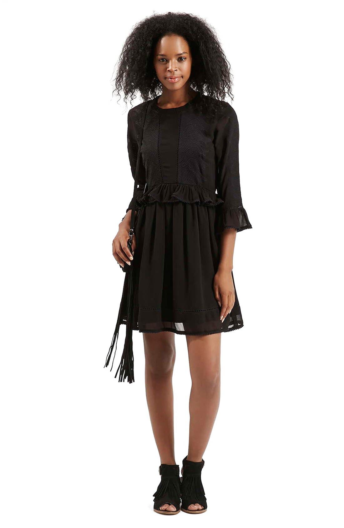 'Victoriana' Embroidered Dress Nordstrom