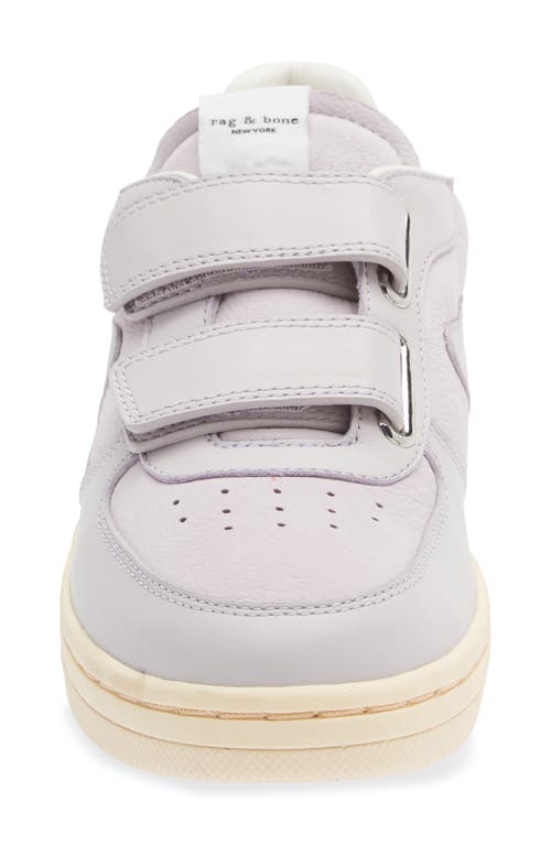 Rag & Bone Retro Court Strap Sneaker In Lilac