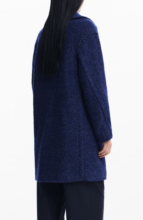 Shop Desigual Sicilia Coat In Blue