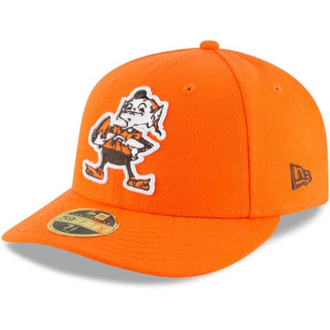 Men's Cleveland Browns New Era Camo 2022 NFL Training Camp Official Brownie  The Elf Historic Logo 39THIRTY Flex Hat