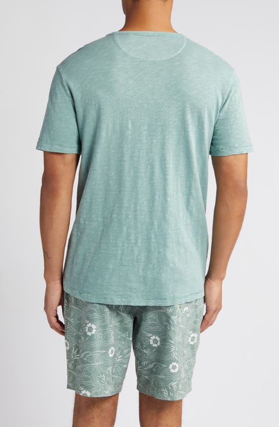 Shop Rails Skipper Slub Pocket T-shirt In Jade