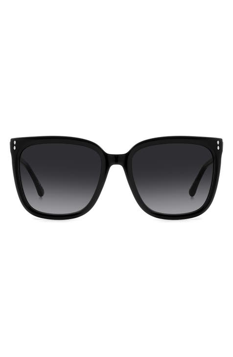 In Love 57mm Gradient Square Sunglasses