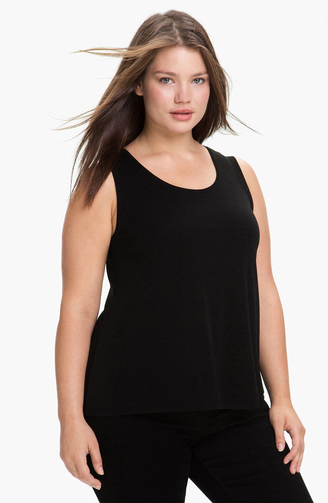 Eileen Fisher Silk Tank (Plus Size) Nordstrom