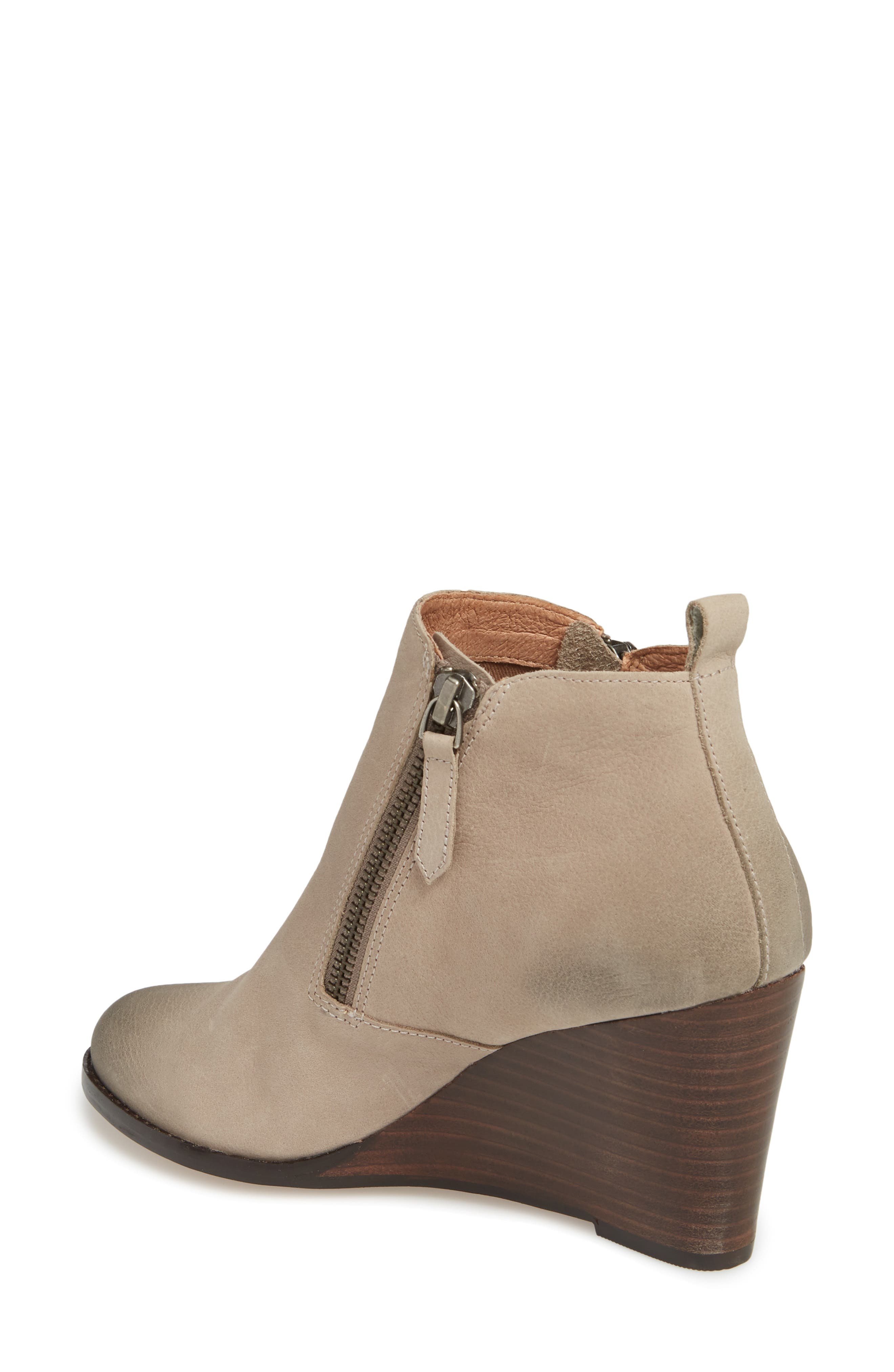 caslon wesley wedge bootie