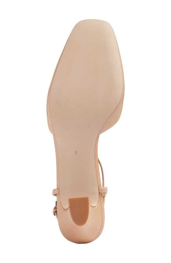 Shop Jeffrey Campbell Chantall Ankle Strap Pump In Beige