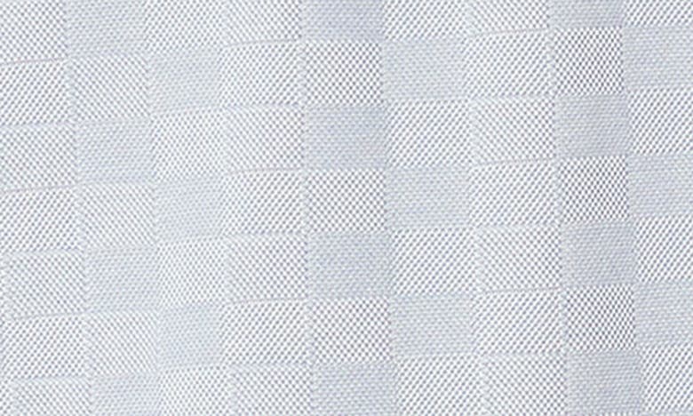 Shop Bugatchi Checkerboard Pattern Piqué Polo In Air Blue