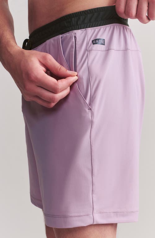 Shop Rhone Pursuit 7-inch Unlined Training Shorts In Discreet Mauve/smoked Pearl