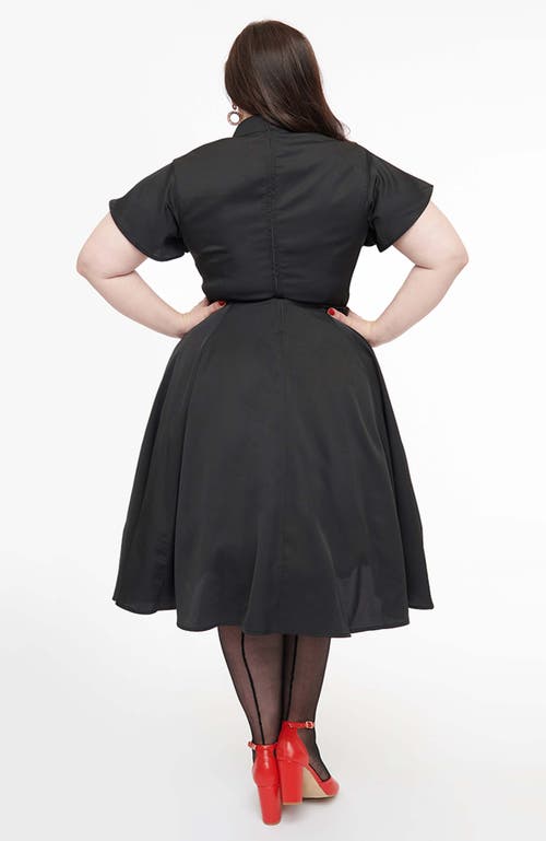 UNIQUE VINTAGE UNIQUE VINTAGE PLUS SIZE 1940S BALTIMORE SWING DRESS 