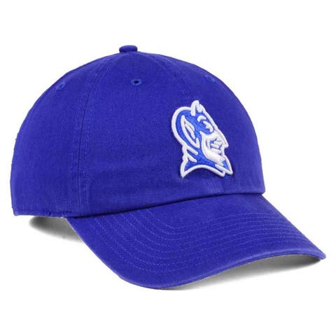 Men's Mitchell & Ness Royal/White Duke Blue Devils Paintbrush Snapback Hat