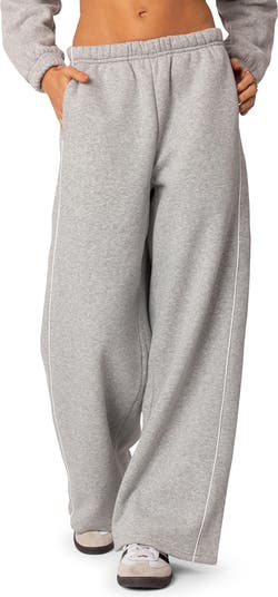 Cotton-blend Sweatpants - Gray - Ladies