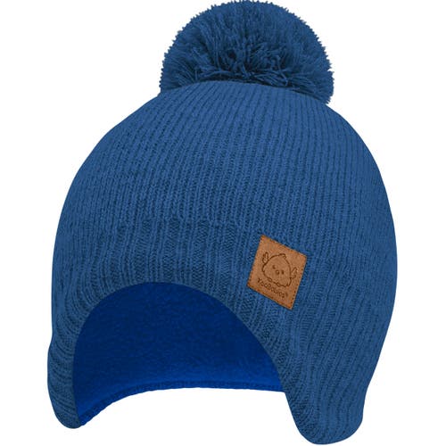 Keababies Muff Knitted Beanie In Cobalt