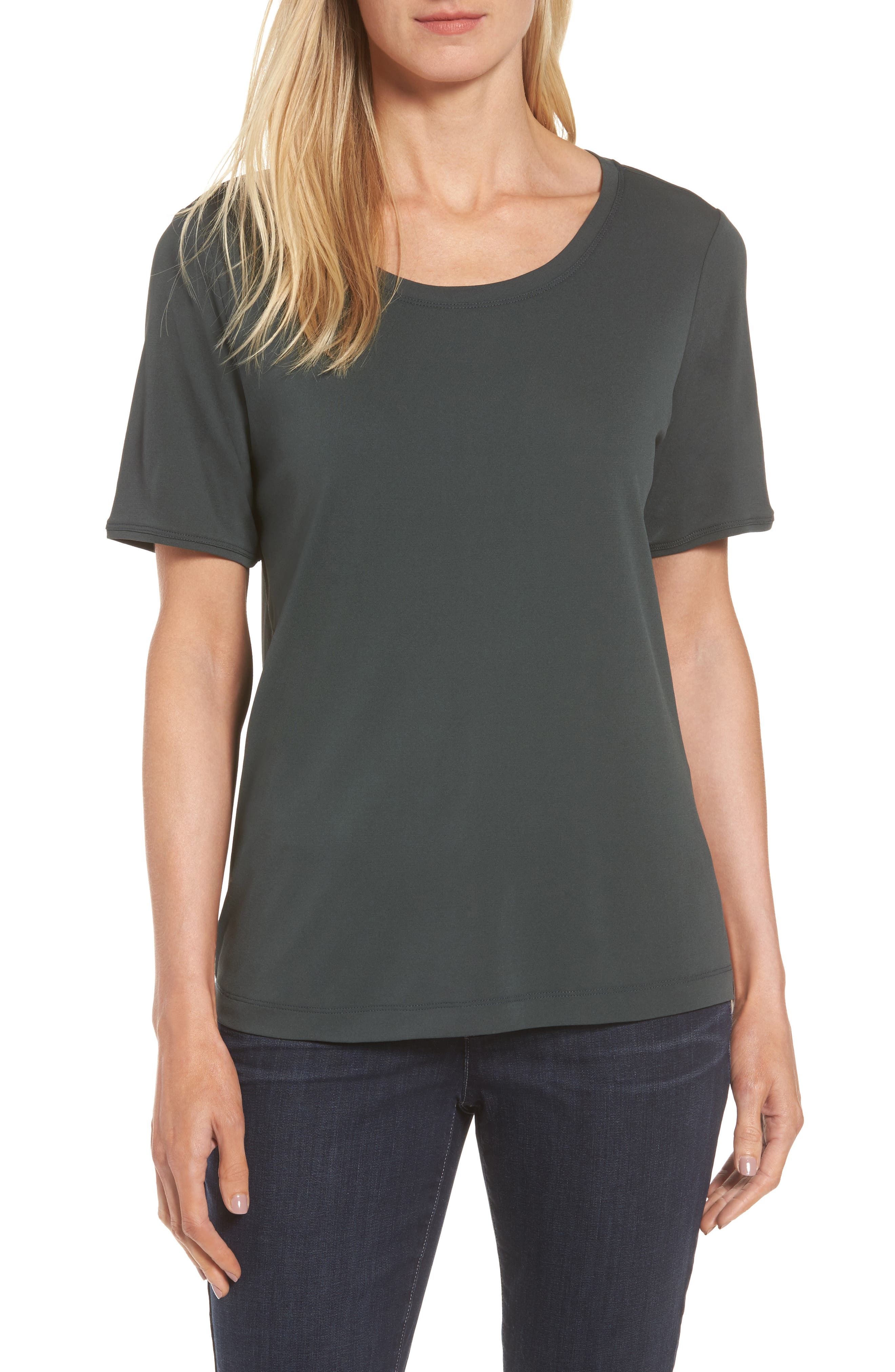 eileen fisher silk tee