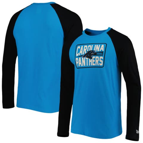 Concepts Sport Women's Carolina Panthers Brushed Terry Oatmeal Long Sleeve  Crew Sweatshirt