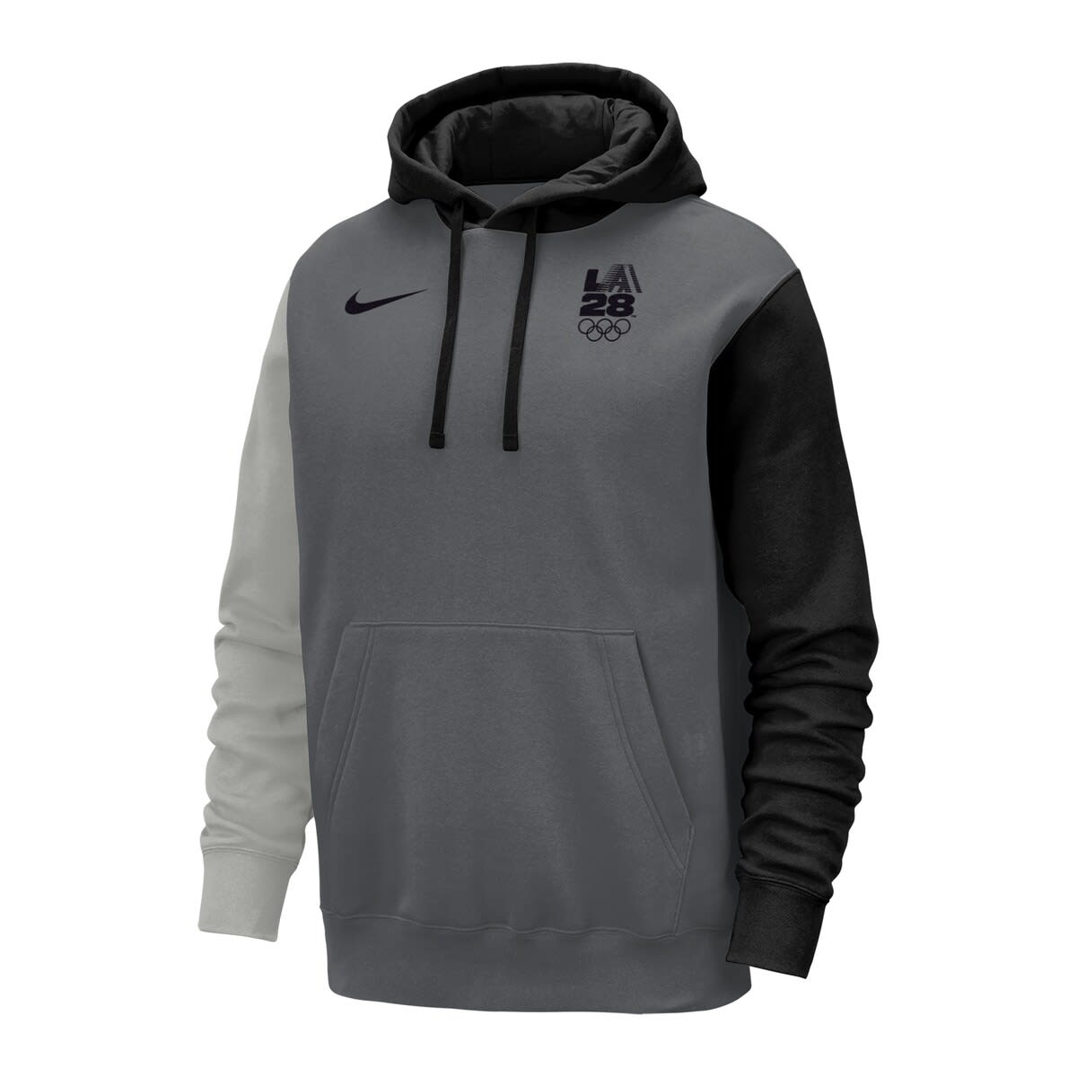 nike colorblock fleece hoodie