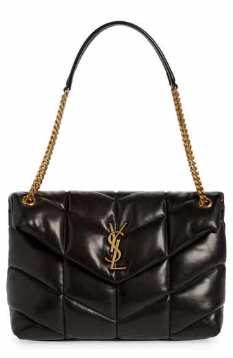 SAINT LAURENT 2950$ Loulou Small Chain Bag In Tan Quilted "Y