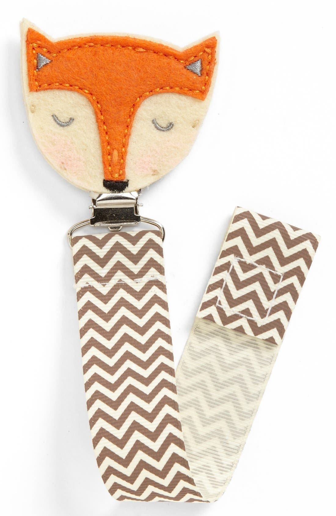 Mud Pie 'Fox' Pacifier Clip Nordstrom