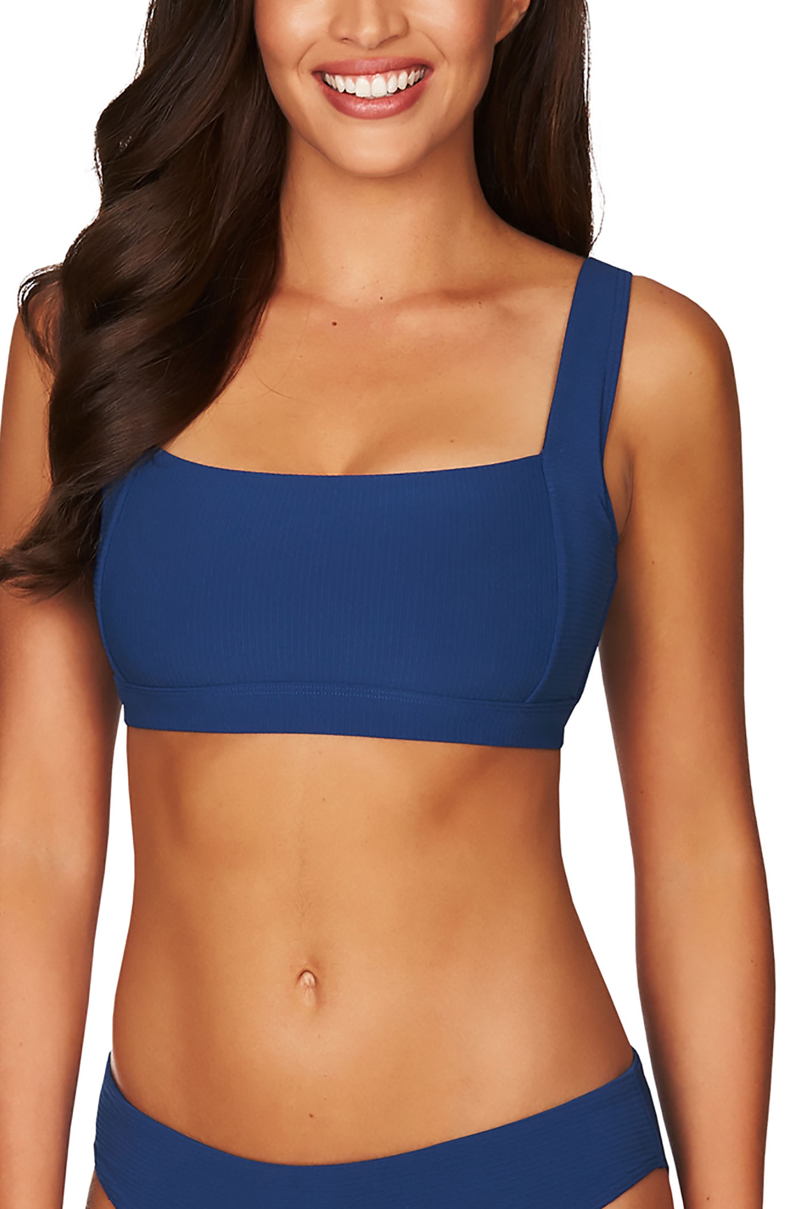 square neck bathing suit top