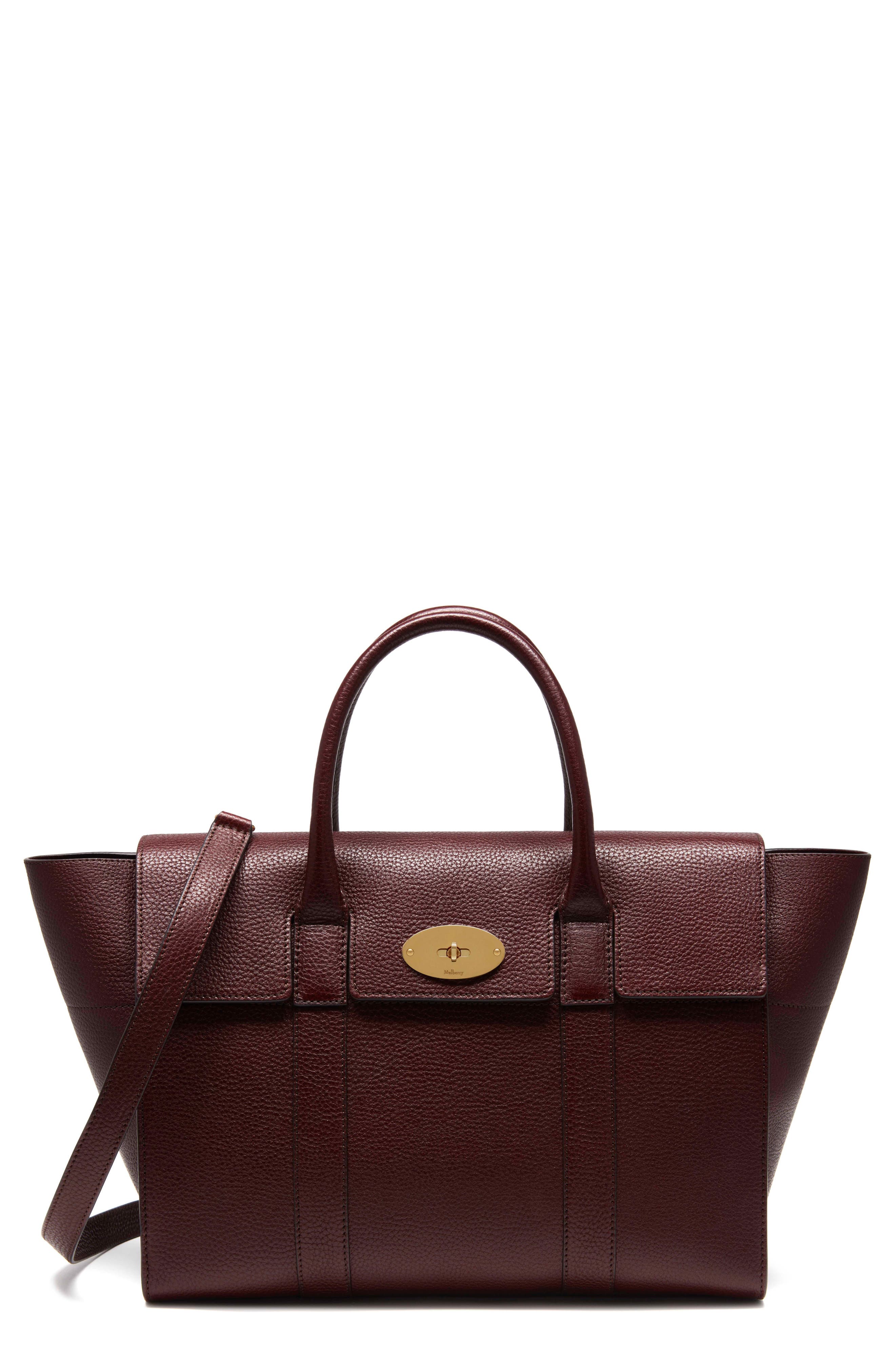 Mulberry Bayswater Calfskin Leather Satchel Nordstrom